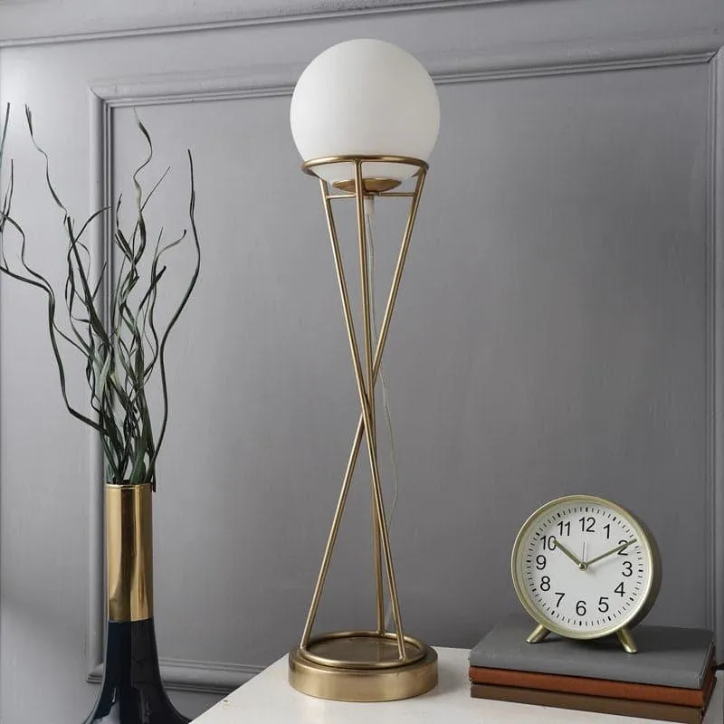 Dovie Glass Table Lamp - Gold media 7