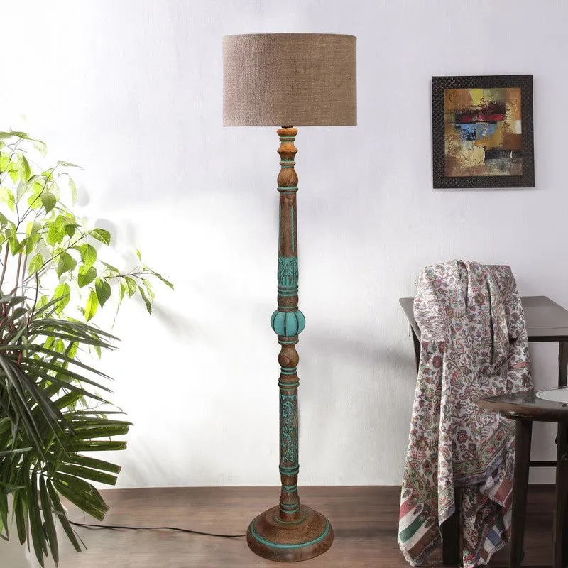 CylindraEdge Luxe Floor Lamp (Beige) media 2