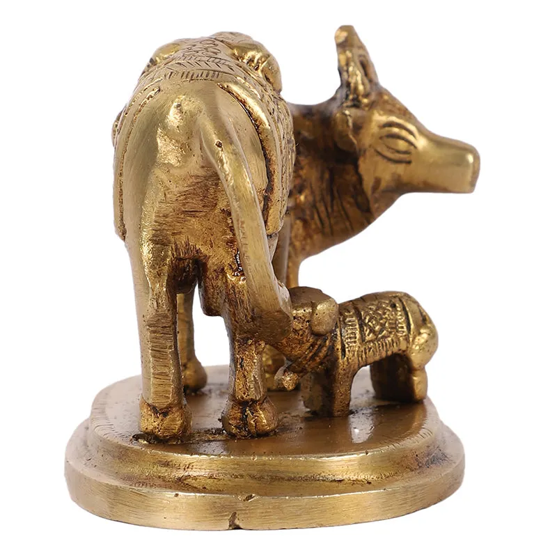 Divine Kamadhenu Brass Idol media 3