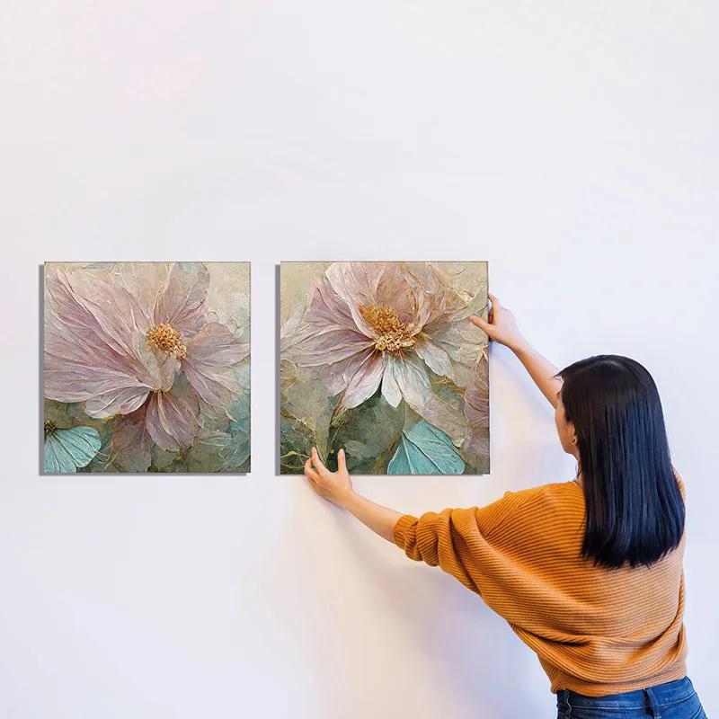 Ephemera Of Bloom Canvas Wall Art - Set Of Two media 6