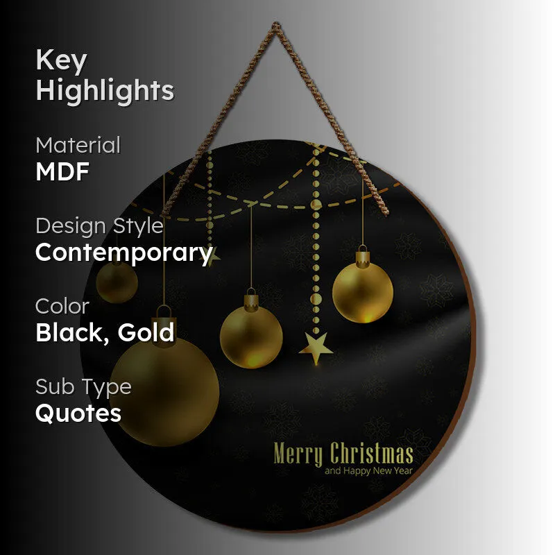 Glimmer Of Christmas Festive MDF Wall Hanging media 2
