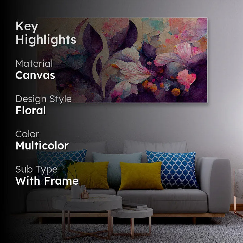 Nyxa Flora Canvas Wall Painting media 2