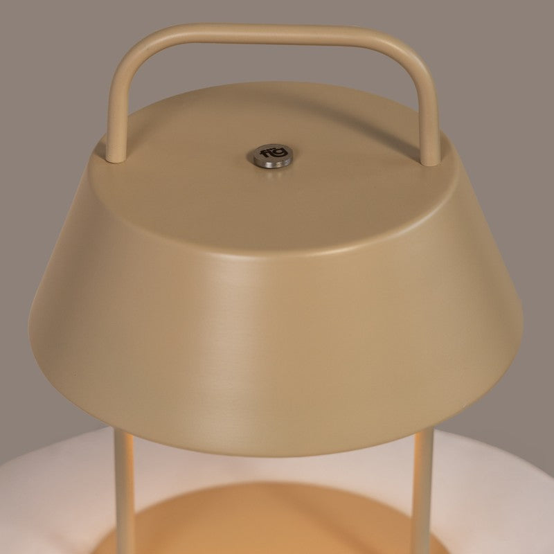 Fig Living Porto Metal Table Lamp - Beige media 5