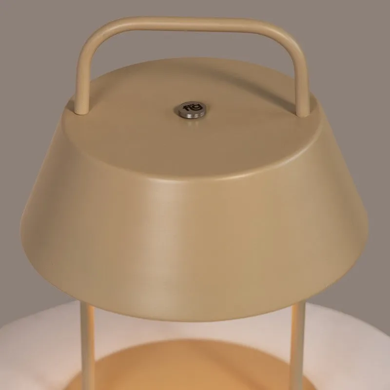 Fig Living Porto Metal Table Lamp - Beige media 5
