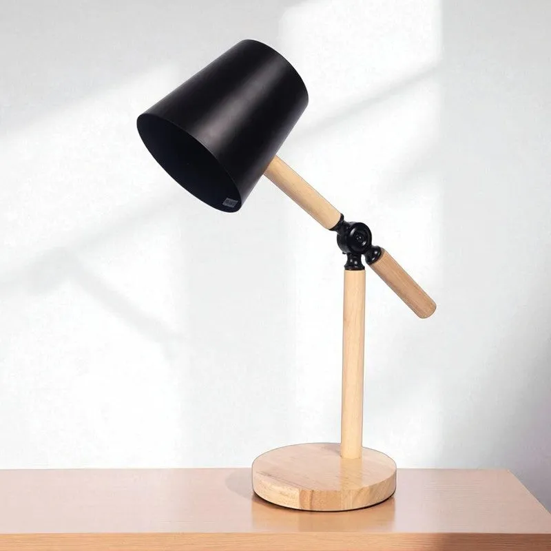 AarviDecor Jensen Decorative Fabric Table Lamp - Black media 5