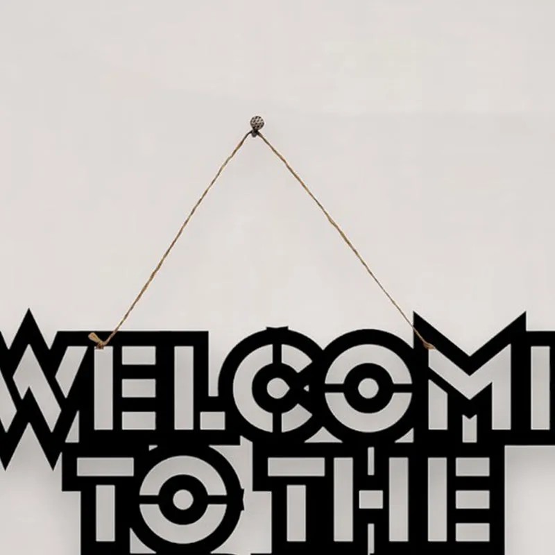 Welcome To Tribe Mild Steel Wall Accent media 4
