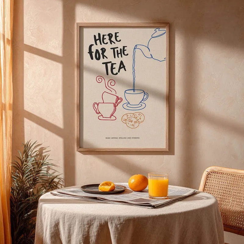 ForTea Archival Canvas Wall Art - Brown media 4