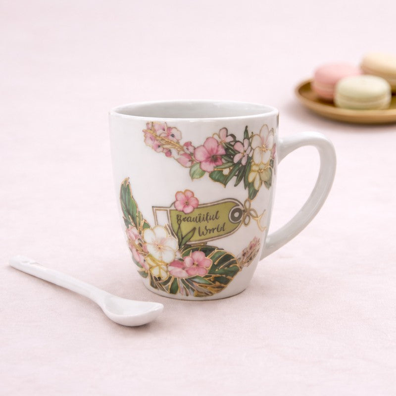 Blossom Sip Ceramic Coffee Mug