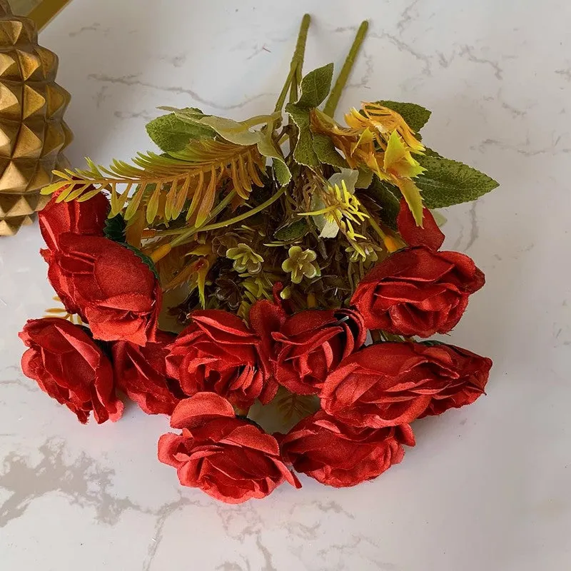 Edelle Rose Artificial Flower Sticks - Set Of Two media 1