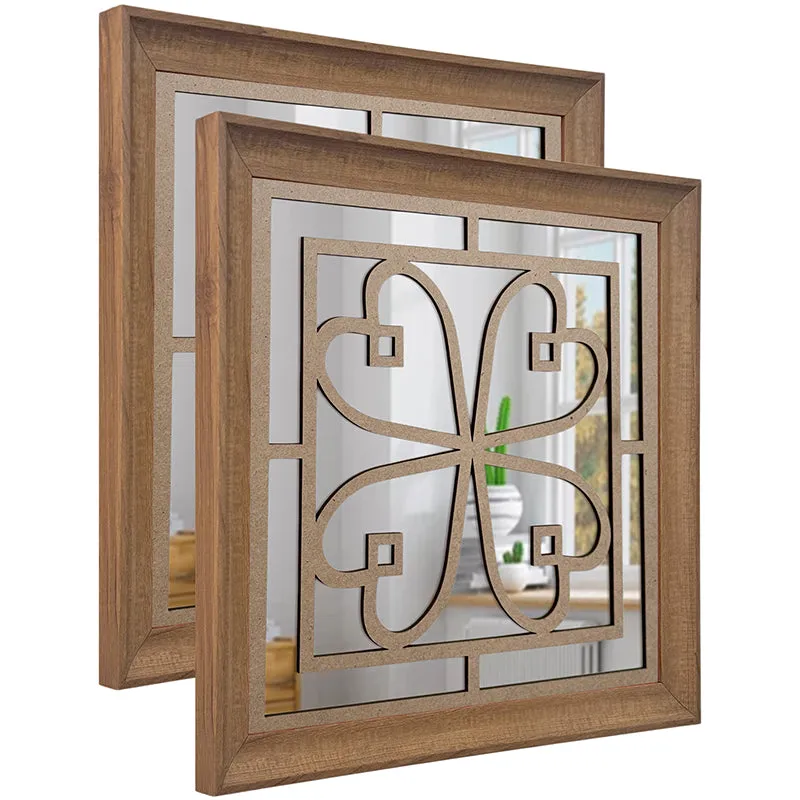 Flora Curve Decorative Wall Mirror - Set Of Two media 4