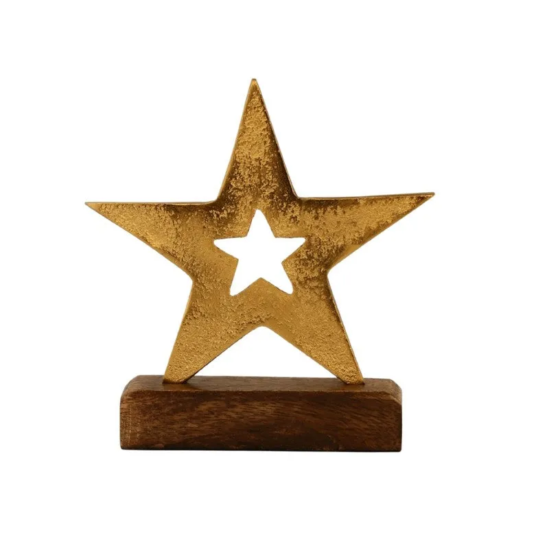Cosmic Aluminum Star Table Showpiece media 4