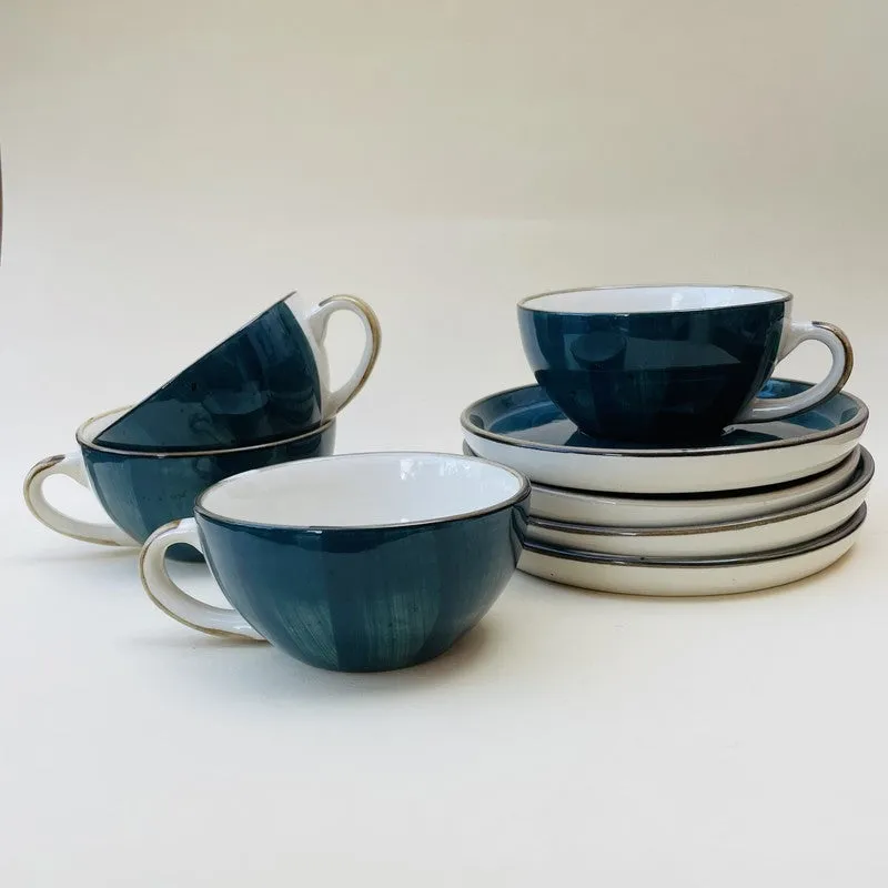 Aura Sip Cup & Saucer (240 mL Each) - Set of Four media 4