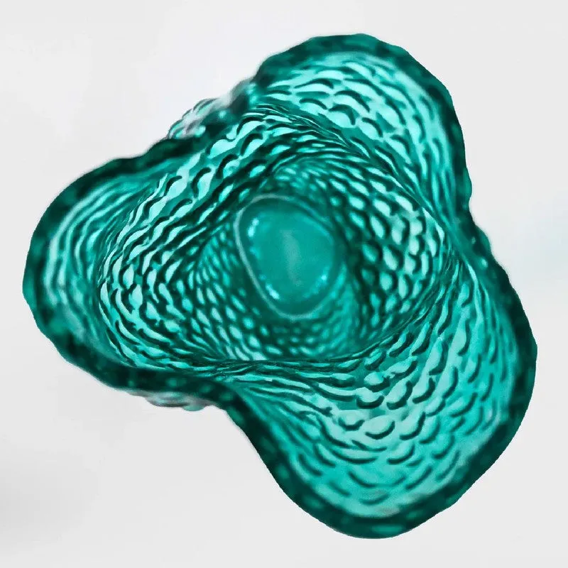 Verdant Wave Designer Vase - Green media 6
