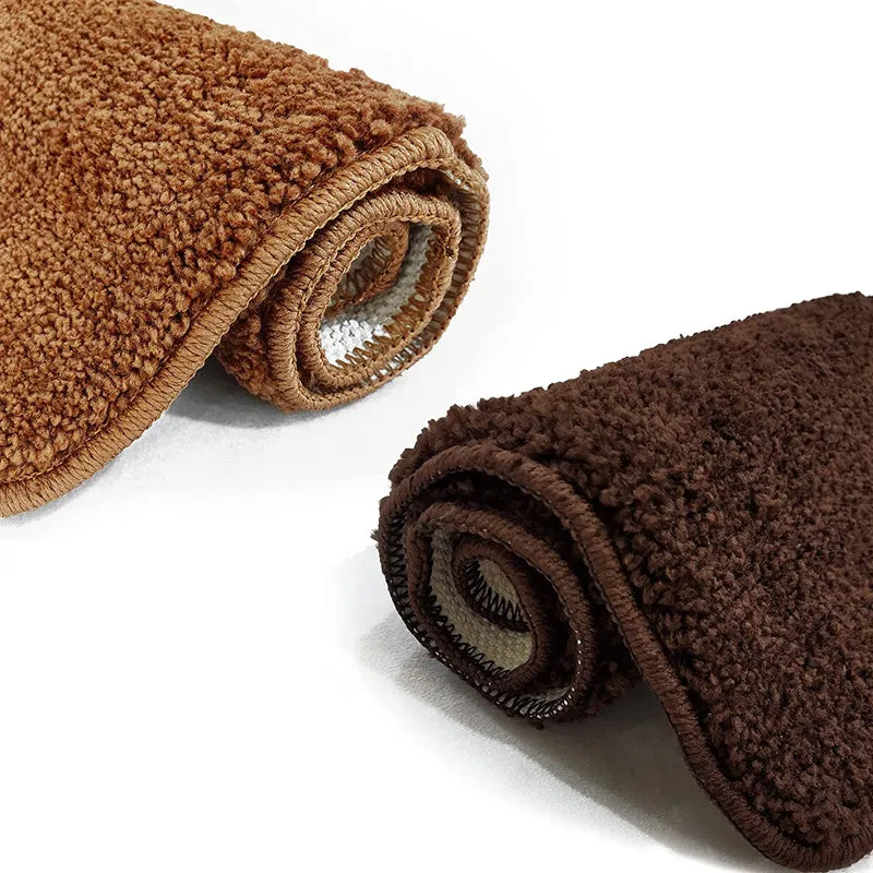 Cozy Step Microfiber Bath Mat - Coffee Brown media 3