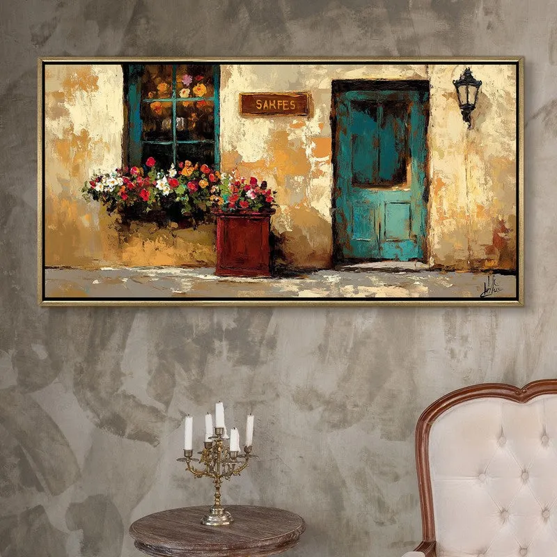Maison Canvas Wall Painting With Frame media 1
