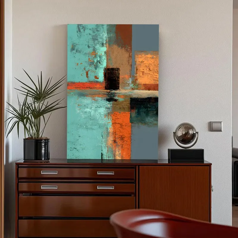 Structured Color Burst Canvas Wall Art media 7