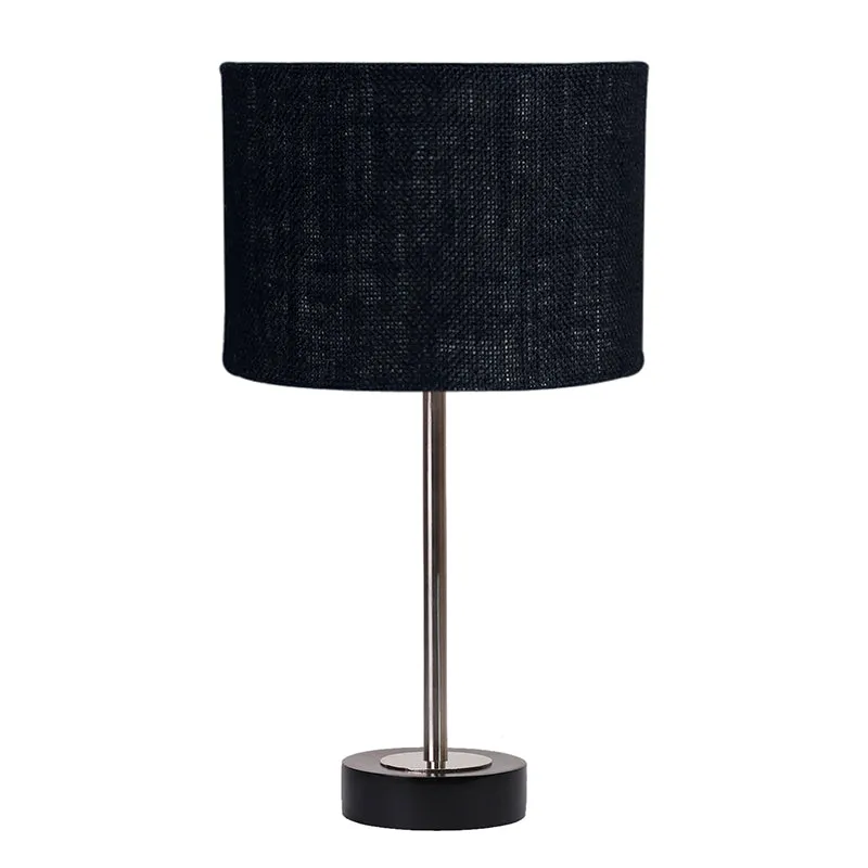 Sienna I Rodin Wooden Table Lamp - Black,Silver media 4
