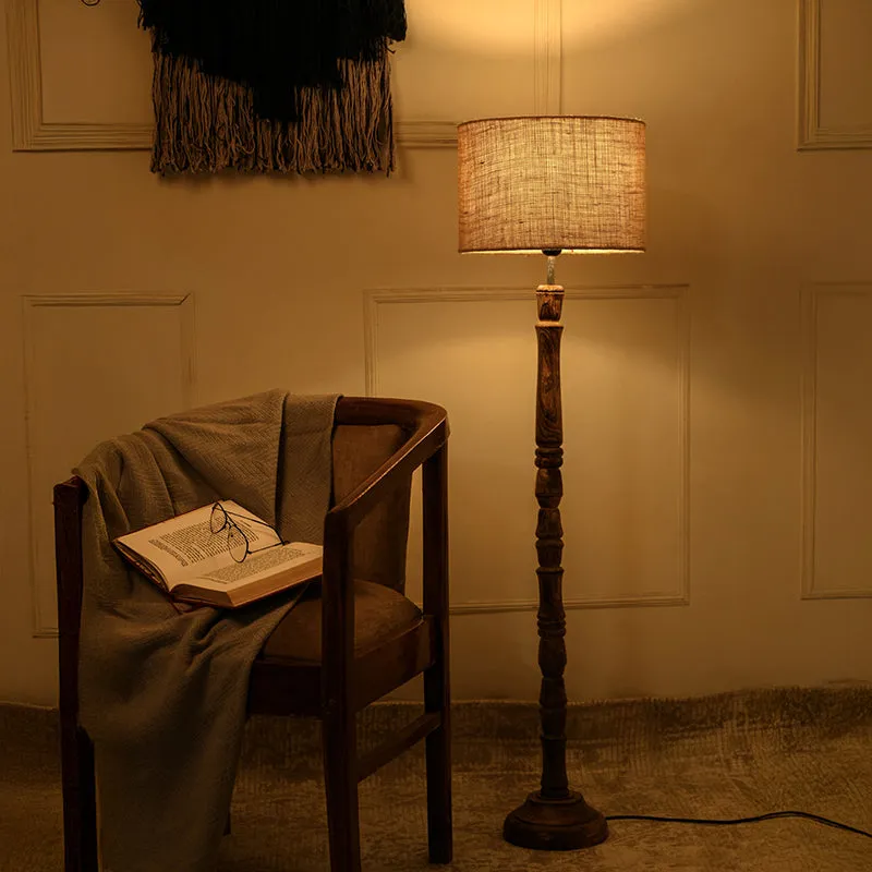 Etcho Floor Lamp - Brown media 1