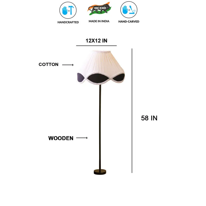 Valencia Rodin Floor Lamp - White, Black media 8