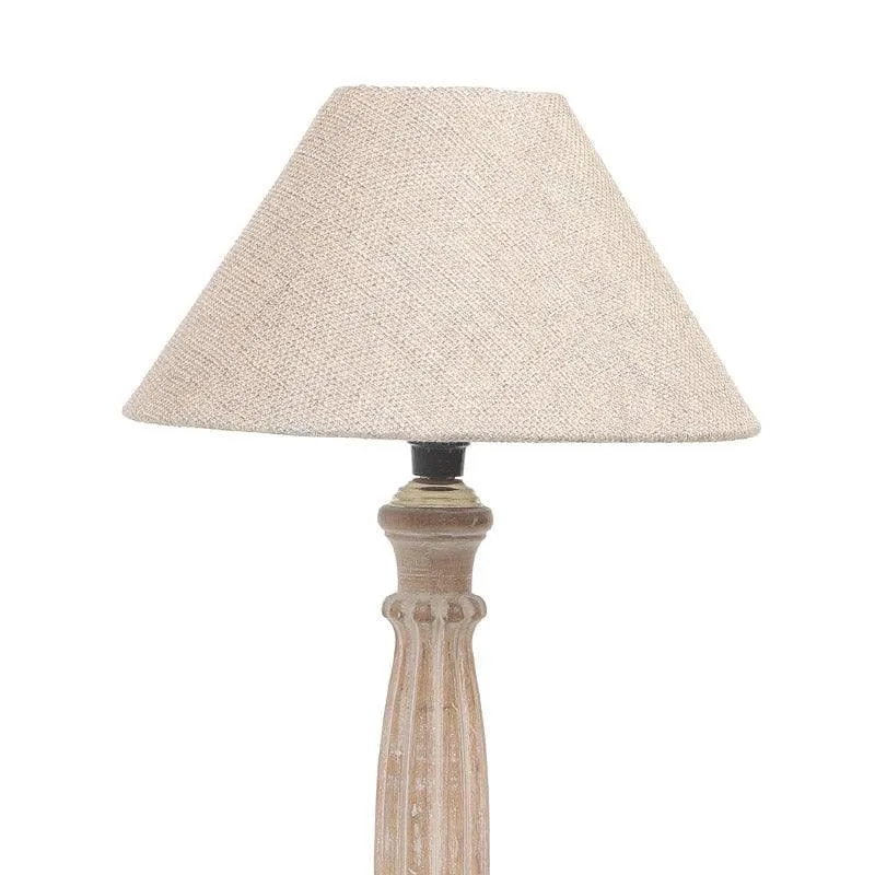 Tira Magni Fabric Table Lamp - White media 4