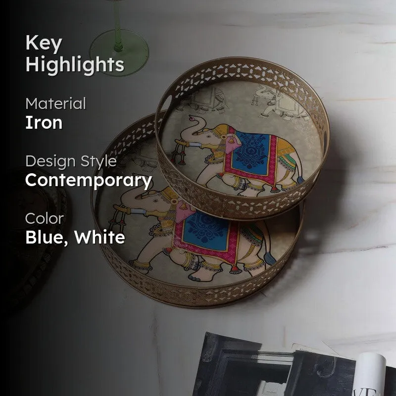 Heritage Round Serving Tray - Set of Two media 2