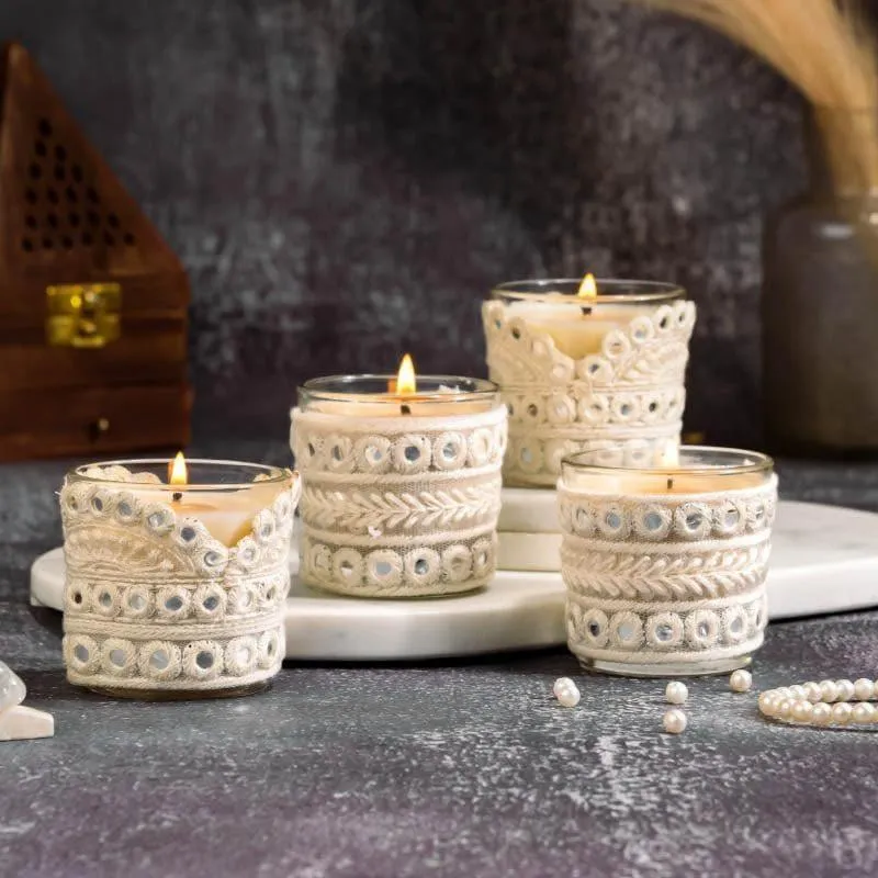 Esme Votive Scented Candle - Set Of Four media 3