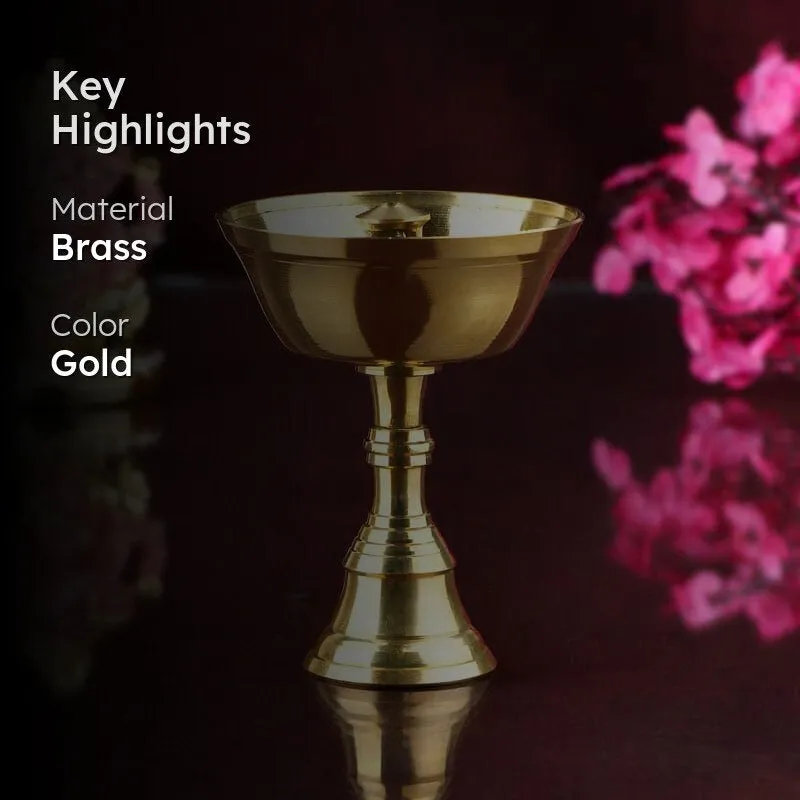 Norbu Tibetan Brass Lamp media 2