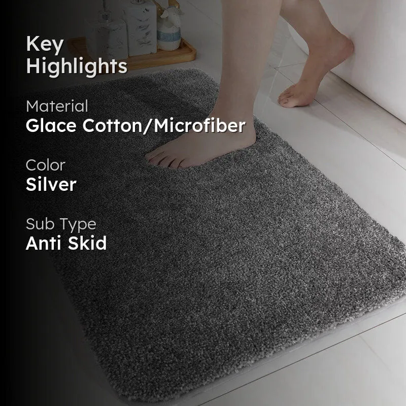 Nuo Luxe Bath Mat - Silver media 2