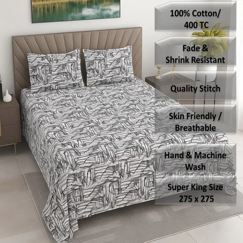 Simple Luxe Cotton Bedsheets - 400 TC media 8