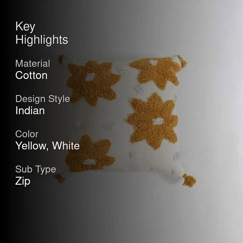 Happy Sunflower Cushion Cover media 2