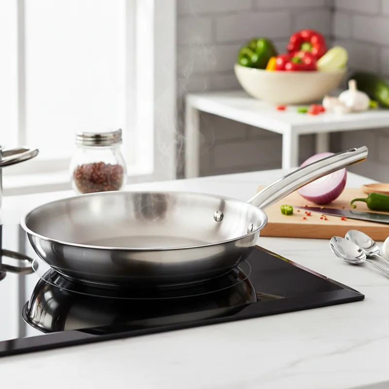 Bergner Stainless Steel Frying Pan - 20 CM media 1