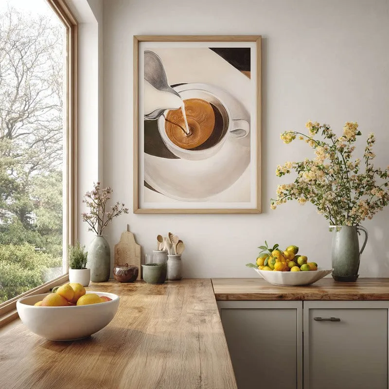 HotPour Archival Canvas Wall Art - Brown media 5