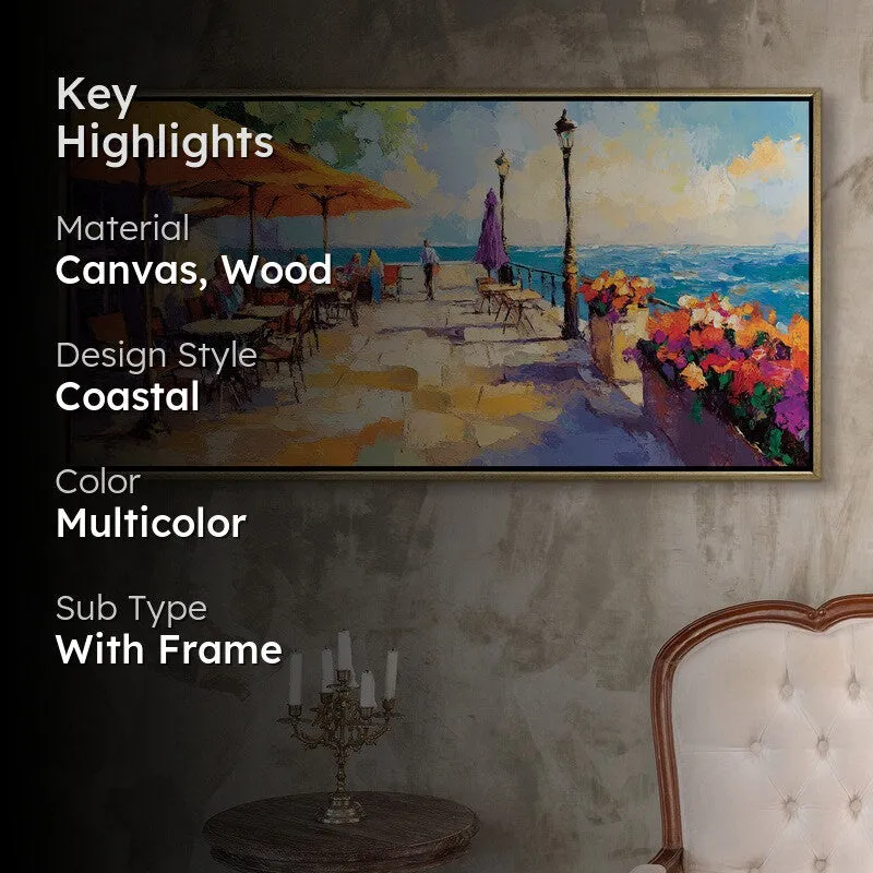 Saltlight Canvas Wall Painting With Frame media 2