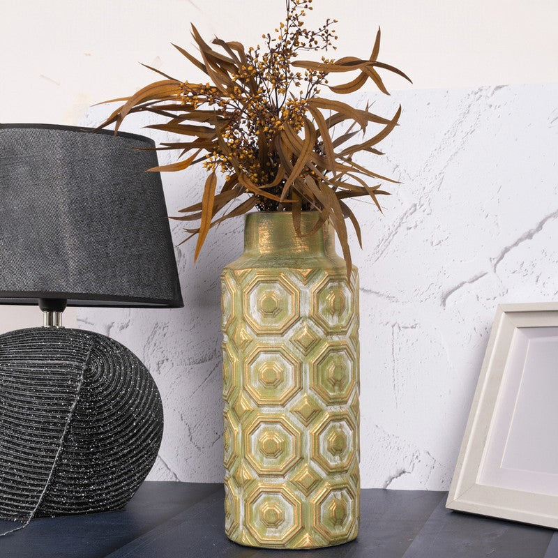 Fluid Veil Ceramic Vase - Large media 3