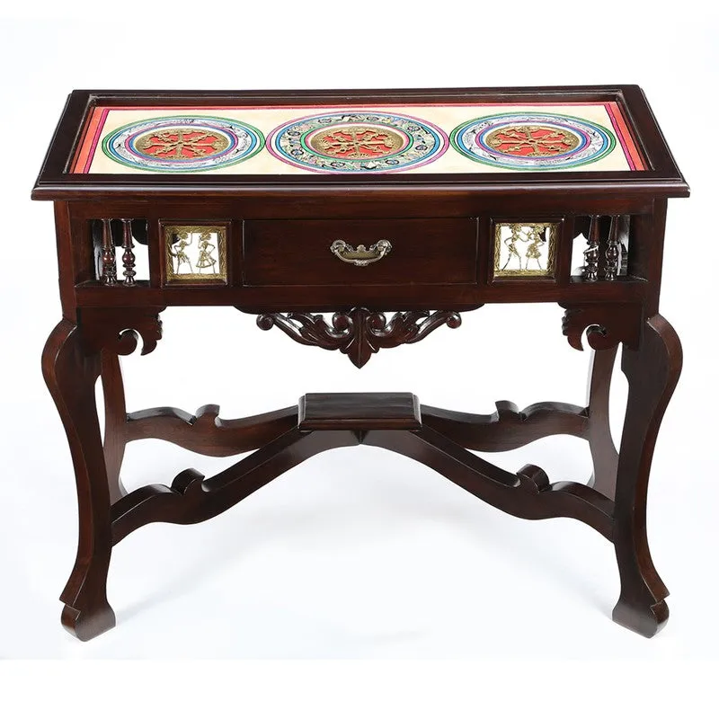 Atar Teak Wood Console Table media 5