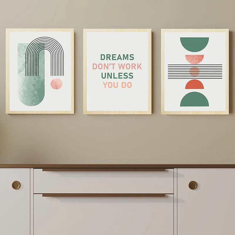 Do It Abstract Wall Art - Set Of Three media 4