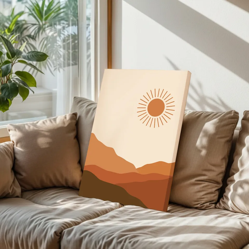 Desert King Cotton Canvas Wall Painting media 6