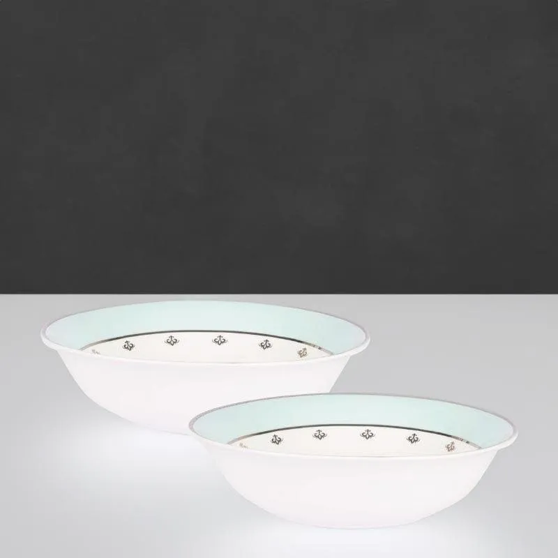 Plume Blush Serving Bowl - Set Of Two media 1