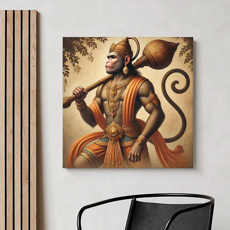 Hanumanta Shoora Wall Painting media 1