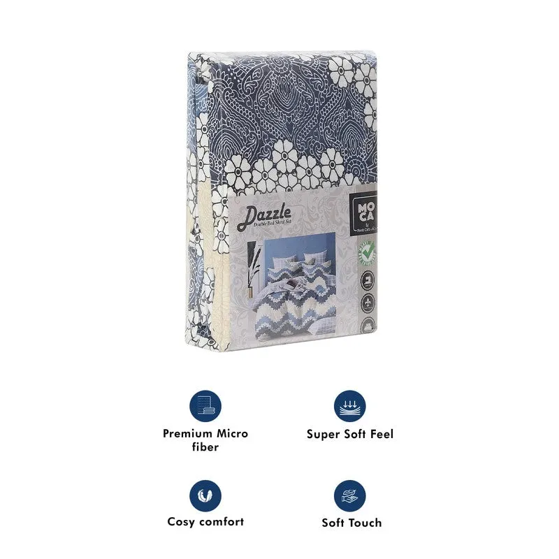 Monte Carlo Flower Weave Bedsheet - 120 GSM media 11