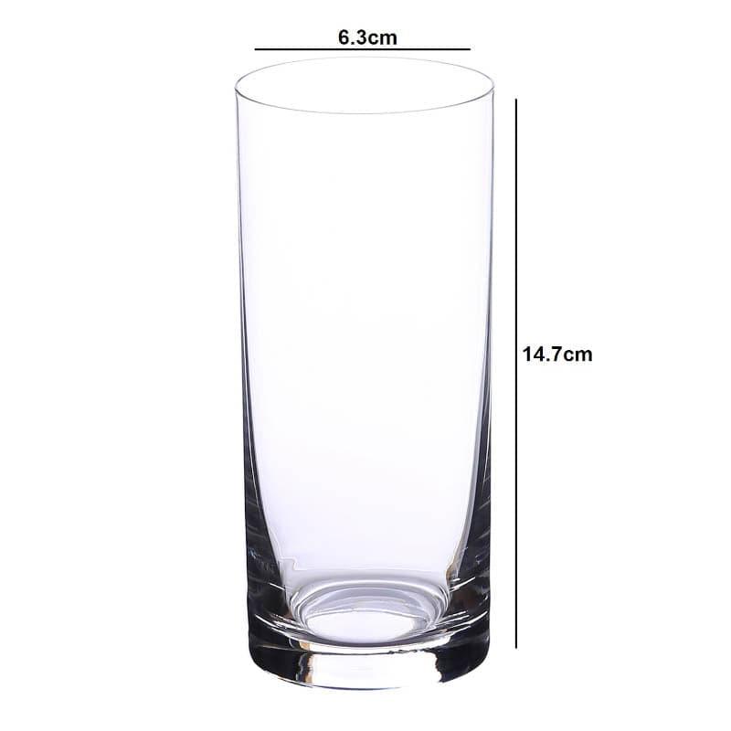 Melodia Bohemia Crystal Hi Ball Glass (300 ML) - Set Of Six media 5