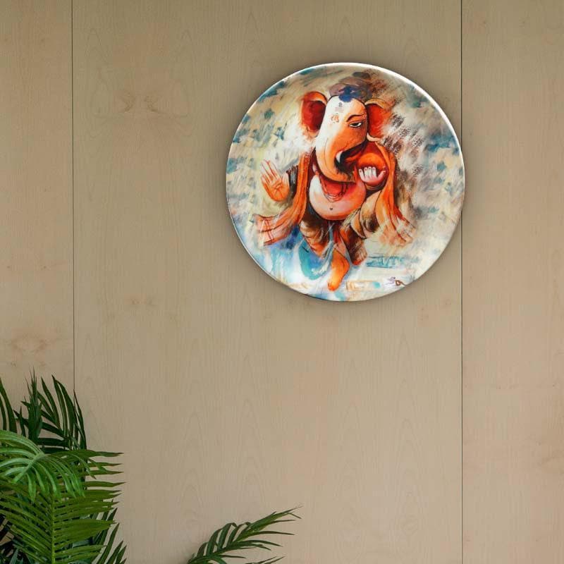 Gajanana Inspired Decorative Plate