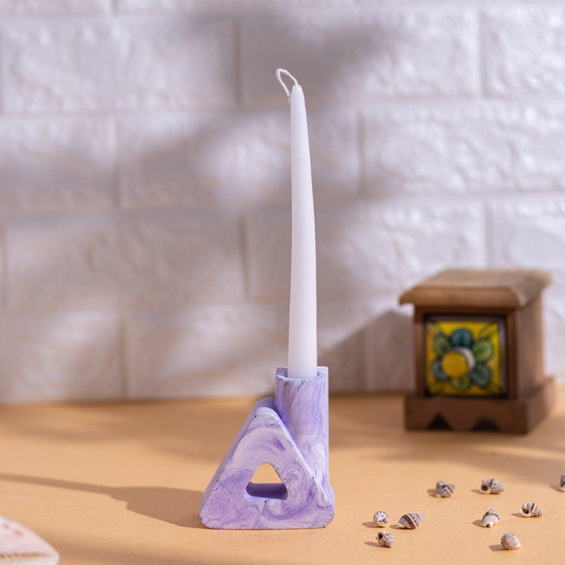 Trimney Candle Holder - Purple