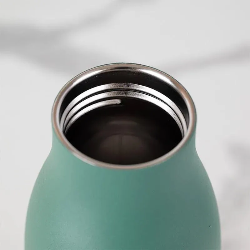 Liquid Muse Hot & Cold Thermos Water Bottle (Green & Grey, 750 mL Each) - Set Of Two media 4