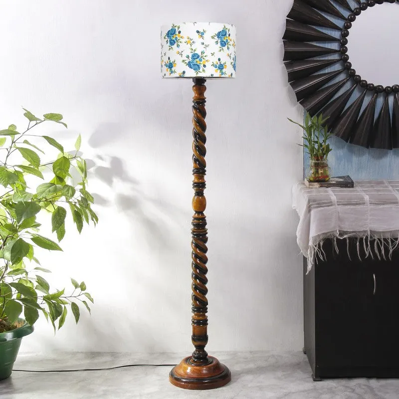 HaloCylinder Floor Lamp (Floral) media 3
