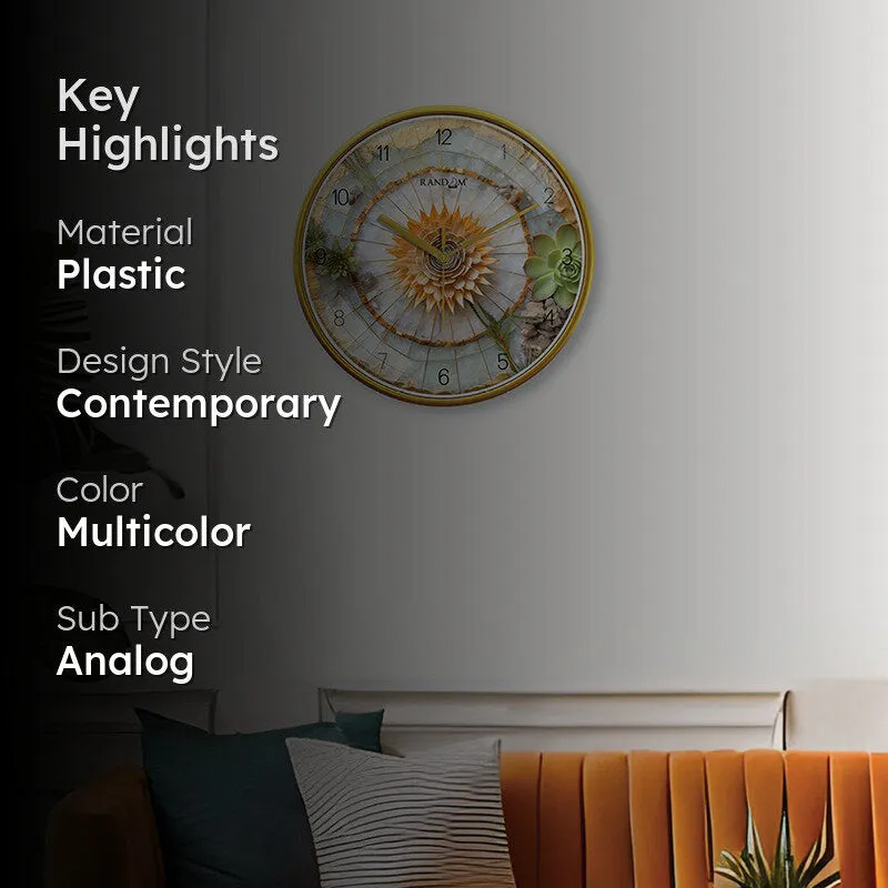 Pollen Peak Analog Wall Clock media 2