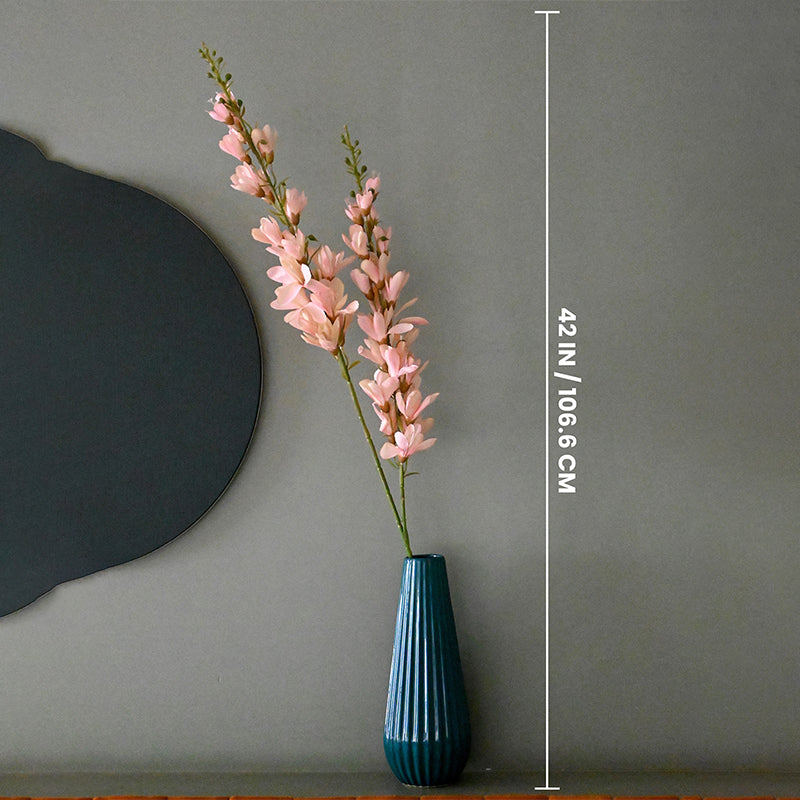 Faux Everlasting Orchid Flower Stick - Light Pink media 4