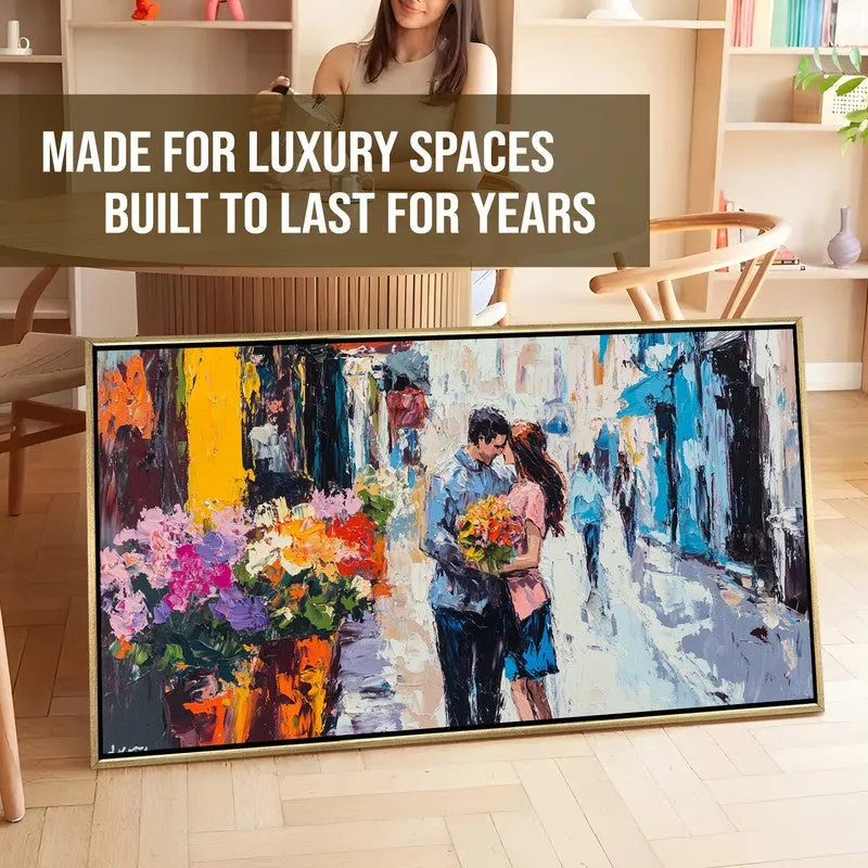 Whispers of Love Canvas Wall Painting With Frame media 7