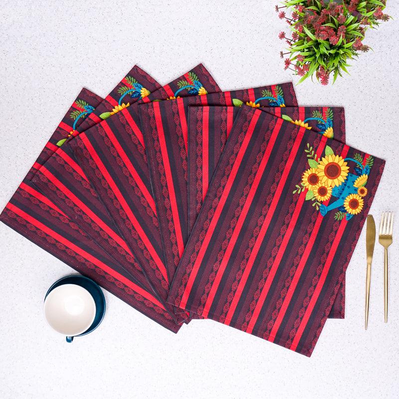 Sunflower Primo Placemat - Set Of Six