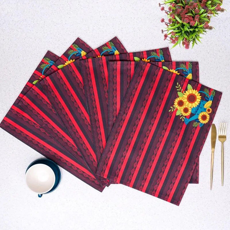 Sunflower Primo Placemat - Set Of Six media 1